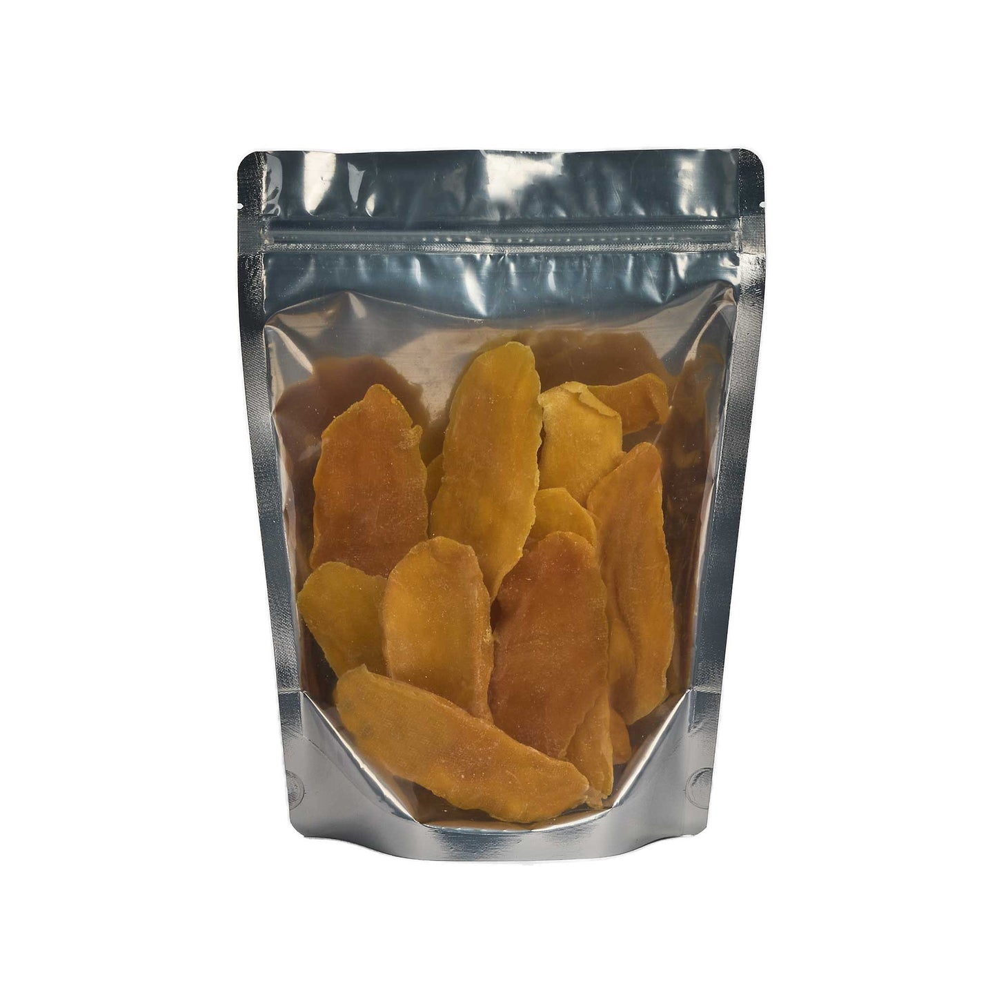 Clear Front Foil/ Black Back Stand Up Pouches w/ Resealable Zip & Tear Notches