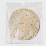 Load image into Gallery viewer, Roti/ Flatbread Clear 3-Side Sealed Flat Pouch w/ zipper &amp; euro slot