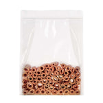 Load image into Gallery viewer, Clear Flat Bottom Pouch w/ Tear Notch &amp; Resealable Zip