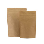 Load image into Gallery viewer, Kraft Paper Stand Up Pouch with Resealable Zip &amp; Tear Notch
